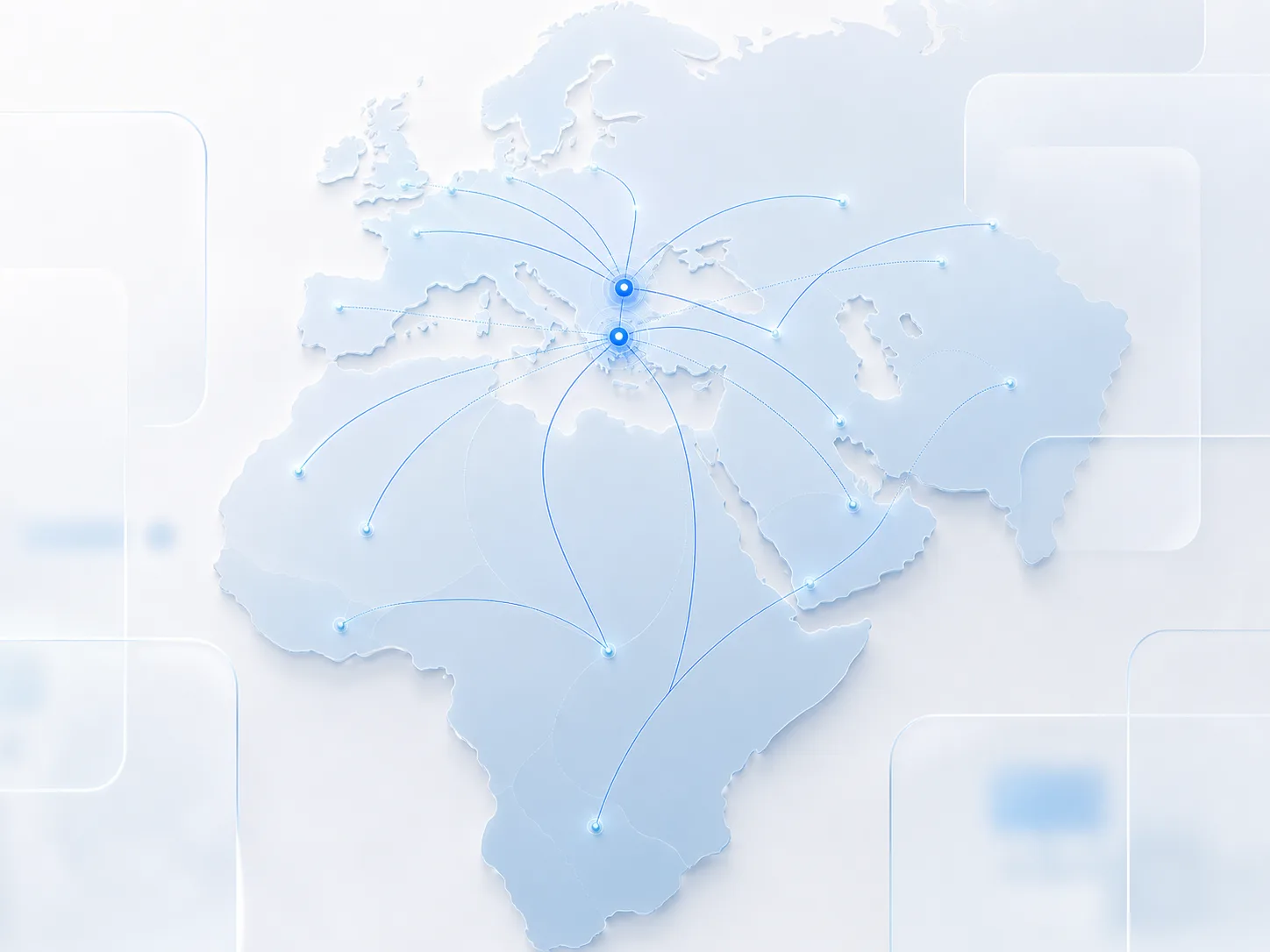 Medelem international supply map