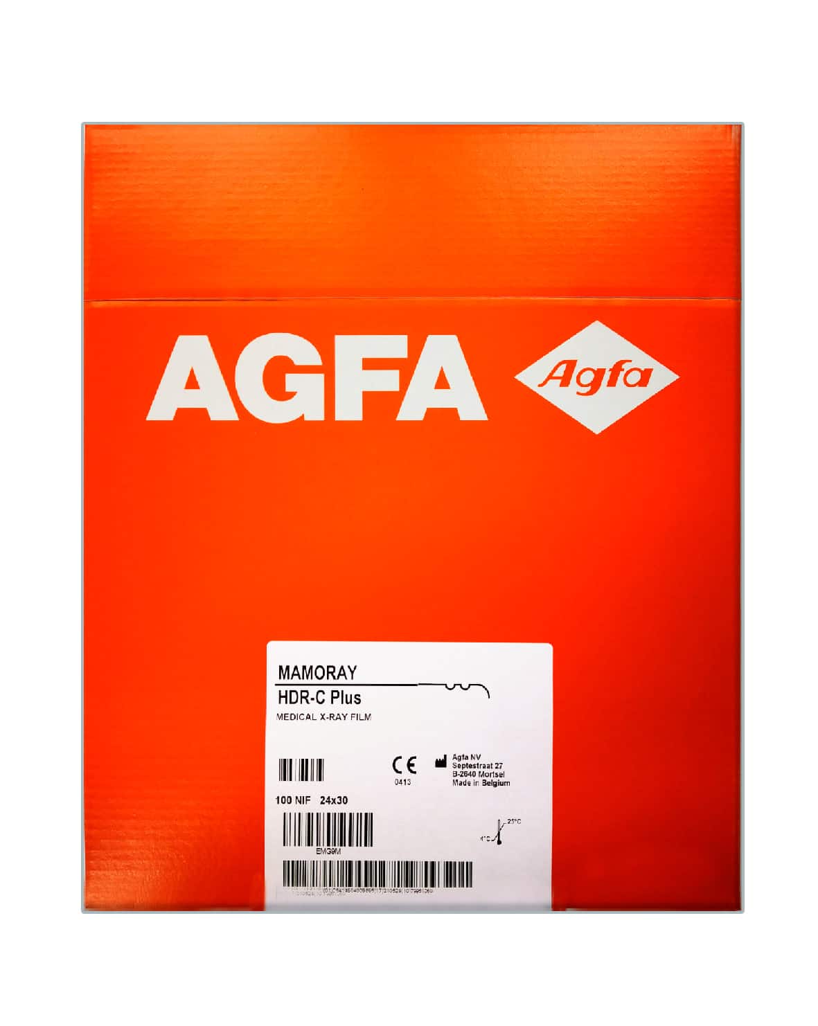 Agfa Mamoray HDR-C Plus 1 Agfa Mamoray HDR-C Plus blue-sensitive mammography X-ray film
