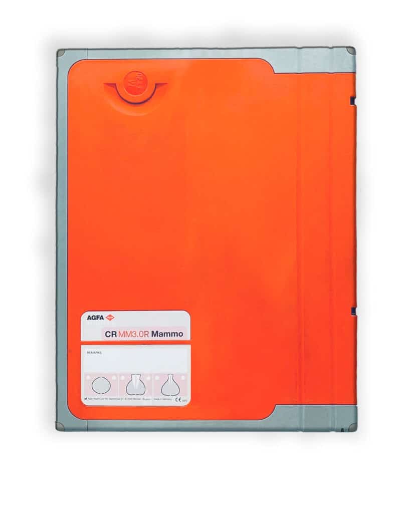 AGFA CR MM3.0R Mammo Set with cassette, PSP plate, and foil for digital mammography