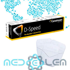 Carestream Dental D-Speed Film – high-quality intraoral X-ray film for dental imaging, low radiation exposure, and consistent diagnostic performance.