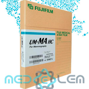 FUJIFILM UM-MA (HC) Film – wet-processed high-contrast mammography film for analog imaging systems. Excellent detail and sharpness for breast diagnostics.