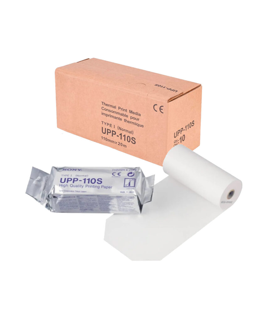 Sony UPP-110S standard thermal paper roll 110mm x 20m for medical printers